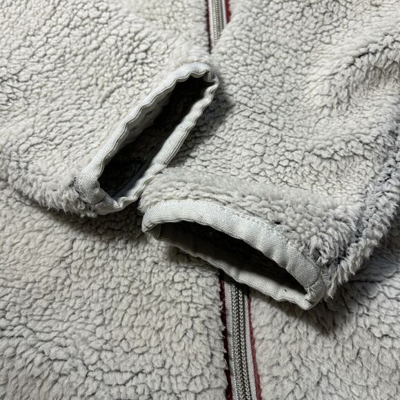 Kuhl Womens Small Sherpa Hoodie Jacket Full Zip Pockets Outdoor Fall Boho Beige - Picture 9 of 13